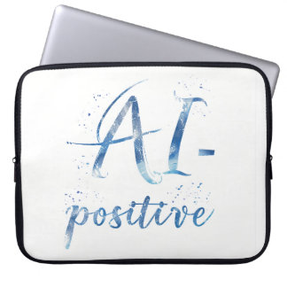 Housse Pour Ordinateur Portable IA-Positive Text Art