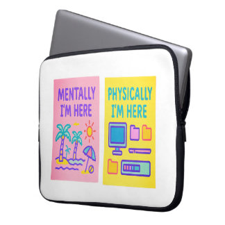 Housse Pour Ordinateur Portable Ici, physiquement