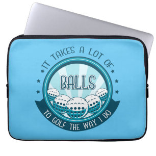 Housse Pour Ordinateur Portable Il Faut Beaucoup De Ballons Au Golf Comme Je Le Fa