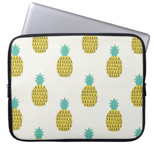 Housse Pour Ordinateur Portable Illustration amusante Vintage ananas sans voile.