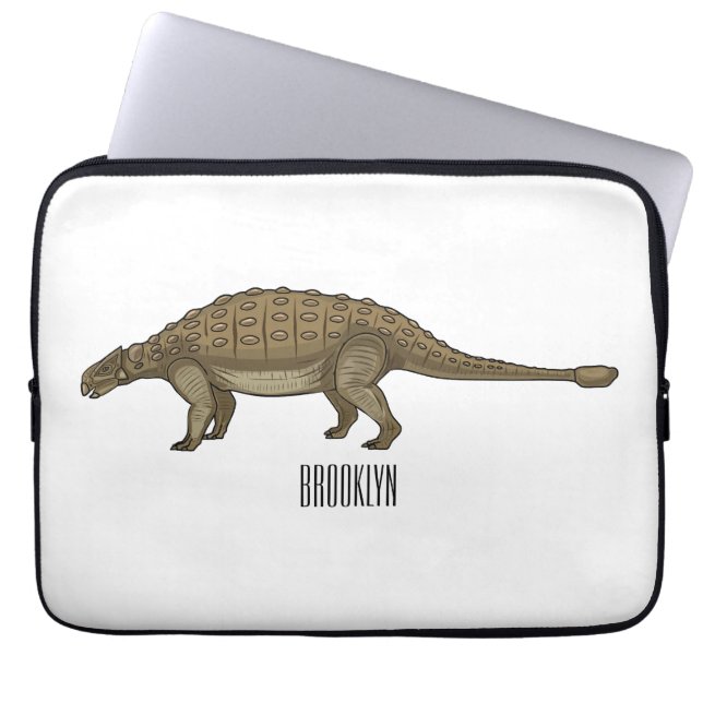 Housse Pour Ordinateur Portable Illustration d'Ankylosaurus (Devant)
