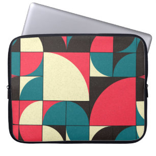 Housse Pour Ordinateur Portable Illustration d'art computationnel géométrique abst