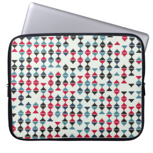 Housse Pour Ordinateur Portable Illustration de conception de motif géométrique tr