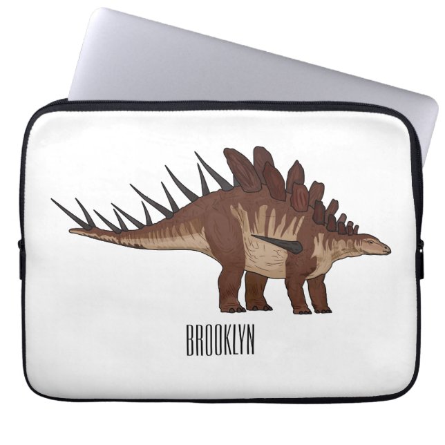 Housse Pour Ordinateur Portable Illustration de Kentrosaurus (Devant)