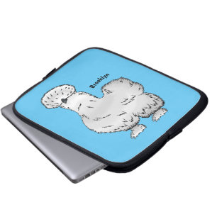 Housse Pour Ordinateur Portable Illustration de la caricature du poulet Silkie