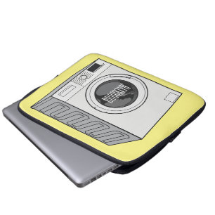 Housse Pour Ordinateur Portable Illustration de la machine à laver