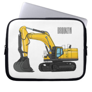 Housse Pour Ordinateur Portable Illustration de la pelle Crawler