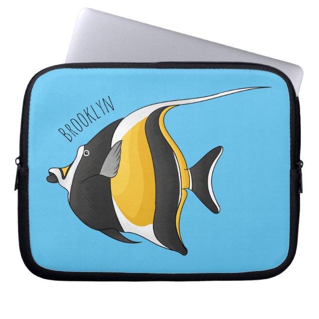 Housse Pour Ordinateur Portable Illustration de l'idole mauresque (Devant)