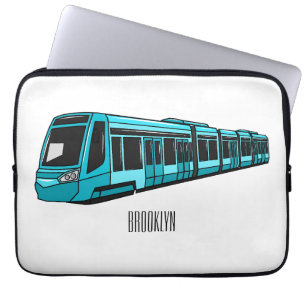 Housse Pour Ordinateur Portable Illustration de locomotive électrique