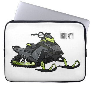 Housse Pour Ordinateur Portable Illustration de motoneige