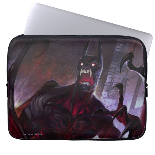 Housse Pour Ordinateur Portable Illustration de Vampire Batman en crise infinie (Devant)