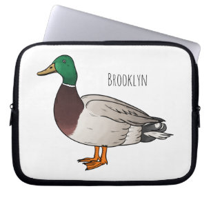 Housse Pour Ordinateur Portable Illustration du canard de Majard