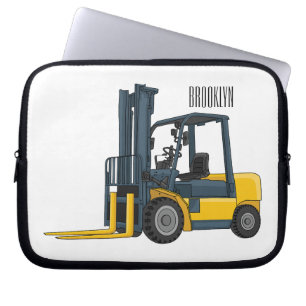 Housse Pour Ordinateur Portable Illustration du chariot élévateur