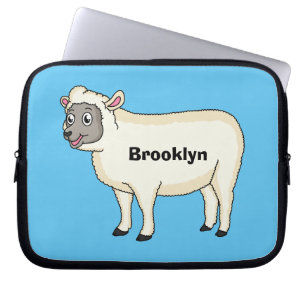 Housse Pour Ordinateur Portable Illustration d'un mouton joyeux