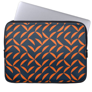 Housse Pour Ordinateur Portable Illustration ondulée orange, cool, moderne, tendan