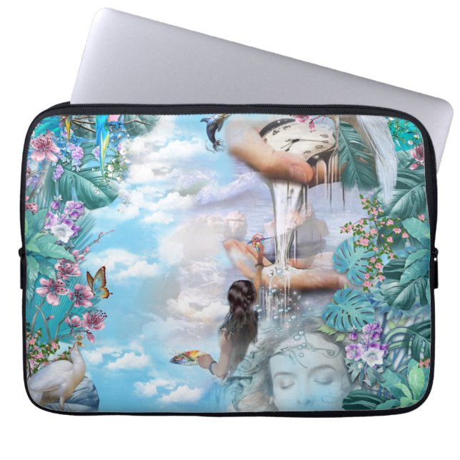 Housse Pour Ordinateur Portable Imaginaire du surréalisme tropical (Devant)
