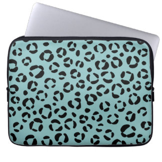 Housse Pour Ordinateur Portable Impression Animale Sarcelle