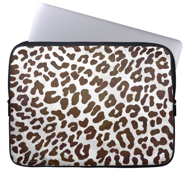 Housse Pour Ordinateur Portable Impression de chocolat léopard (Devant)