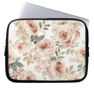 Housse Pour Ordinateur Portable Impression florale aquarelle de roses roses botani