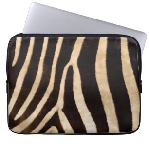 Housse Pour Ordinateur Portable Impression Zebra sur une manche supérieure