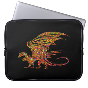 Housse Pour Ordinateur Portable Incroyable Dragon Mosaïque