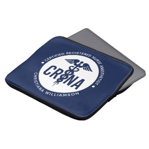 Housse Pour Ordinateur Portable Infirmière anesthésiste certifiée CRNA personnalis