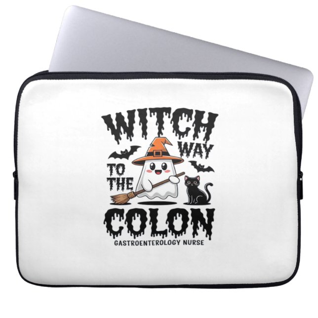 Housse Pour Ordinateur Portable Infirmière Endo Halloween Infirmière gastro-intest (Devant)