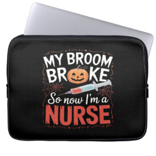 Housse Pour Ordinateur Portable Infirmière Funny Halloween Infirmière essentielle