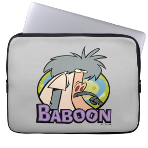 Housse Pour Ordinateur Portable Insigne de caractère I.R. Baboon