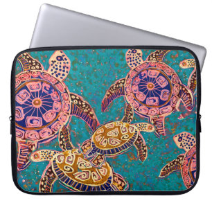 Housse Pour Ordinateur Portable iPad de tortue de mer ou caisse protecteur de