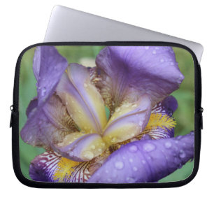 Housse Pour Ordinateur Portable Iris Violet (Iris Germanica)