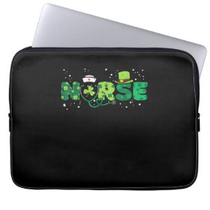Housse Pour Ordinateur Portable Irlandais Infirmière Stethoscope Scrub Jour de la