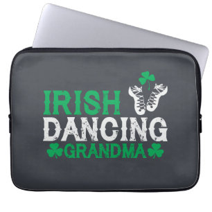 Housse Pour Ordinateur Portable Irlandaise Danser Grand-mère Irlandaise Danseuse d