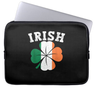 Housse Pour Ordinateur Portable Irlande Shamrock Irlande Drapeau Saint Patrick Jou