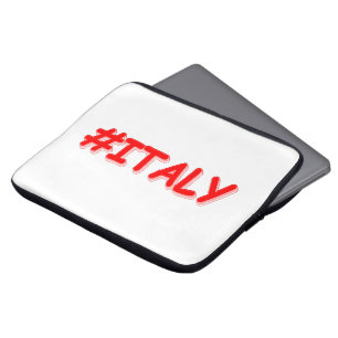 Housse Pour Ordinateur Portable "#ITALIE" Joli Design. Commandez dès maintenant
