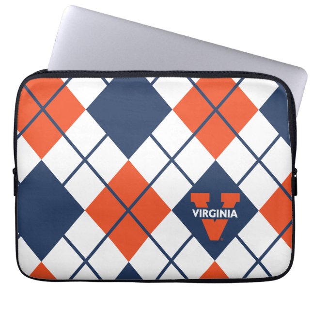 Housse Pour Ordinateur Portable Jacquard Virginia Cavaliers (Devant)