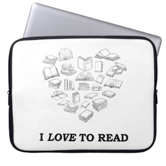 Housse Pour Ordinateur Portable J'adore lire