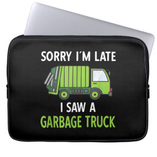 Housse Pour Ordinateur Portable J'ai vu des ordures de camion costume de recyclage