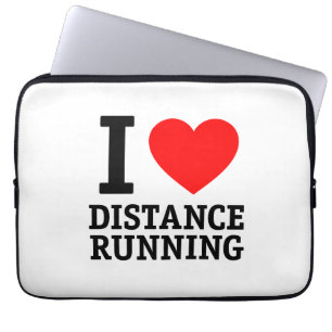 Housse Pour Ordinateur Portable J'Aime La Course À Distance