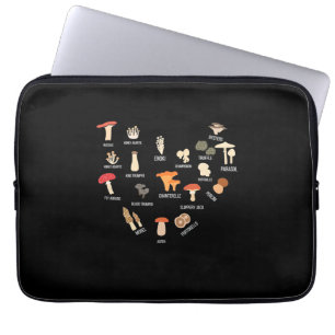 Housse Pour Ordinateur Portable J'Aime Les Champignons