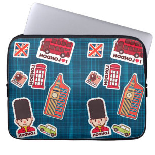 Housse Pour Ordinateur Portable J'aime Londres