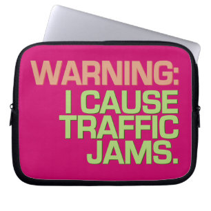 Housse Pour Ordinateur Portable JAMS TRAFFIC Manchette d'ordinateur portable perso