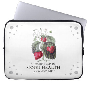 Housse Pour Ordinateur Portable Jane Eyre - Garder En Bonne Santé - Fraises