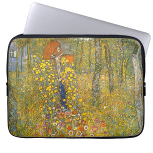 Housse Pour Ordinateur Portable Jardin agricole Gustav Klimt avec Crucifix