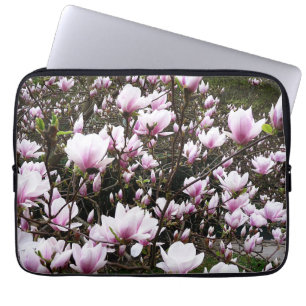 Housse Pour Ordinateur Portable Jardin de Magnolia