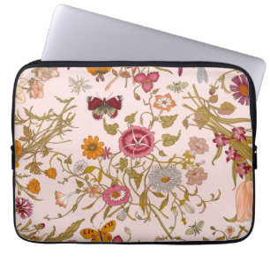 Housse Pour Ordinateur Portable Jardin floral romantique
