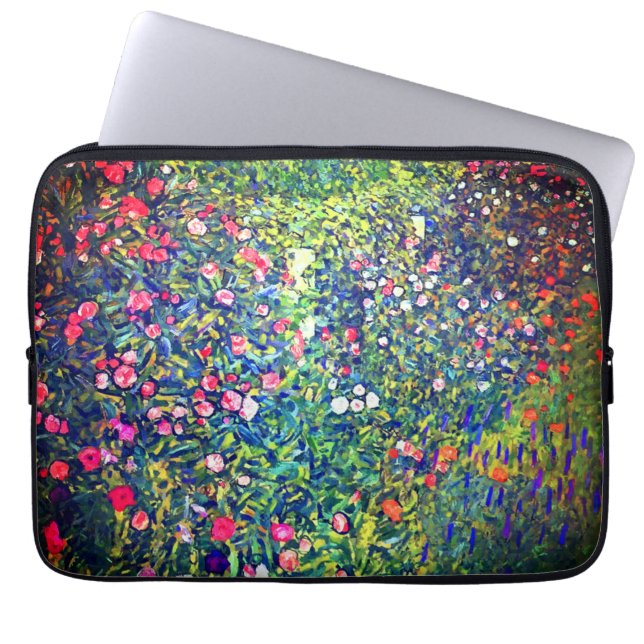 Housse Pour Ordinateur Portable Jardin italien Gustav Klimt (Devant)
