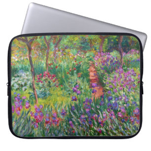 Housse Pour Ordinateur Portable Jardin Monet Iris de Giverny Laptop Sleeve