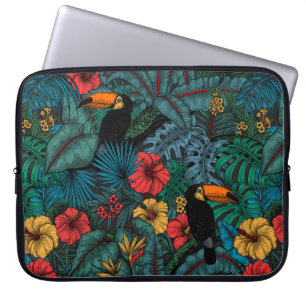 Housse Pour Ordinateur Portable Jardin toucan