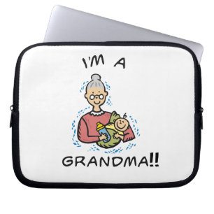 Housse Pour Ordinateur Portable Je suis une grand-mère et des cadeaux pour bébés